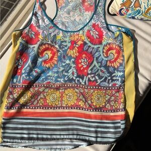 Anthropologie Floral Print Top